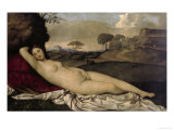 Venus Resting Giclee Print by Giorgione 