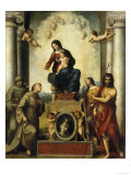 Madonna of Saint Francis reproduction procédé giclée par Correggio 