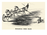 Mechanical Horse Brake Posters