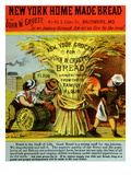 New York Home Made Bread Poster