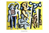 Les Perroquets Collectable Print por Fernand Leger