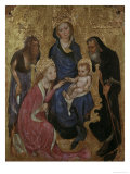 The Mystical Wedding of Saint Catherine of Alexandria Giclee-trykk av Michelino Da Besozzo