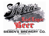Sieben's Real Lager Beer Kunstdrucke