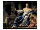Polyhymnia Impressão giclée por Simon Vouet Polyhymnia Impressão giclée por Simon Vouet