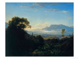 Morning Near Palestrina Giclee Print by Ludwig Richter