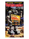 Battery Operated Piston Robot Poster