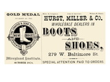 Hurst Miller and Co. - Wholesale Dealers in Boots and Shoes Posters