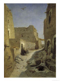 A Street in Laghouat reproduction procédé giclée par Eugene Fromentin