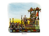Theatre - Mardi Gras Parade Float Design Print