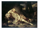 Marie Madeleine reproduction procédé giclée par Anton Raphael Mengs