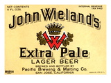 John Wieland's Extra Pale Lager Beer Prints