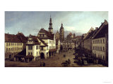 Dresden Market Square Giclee Print by Canaletto 