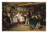 Alsatian Peasant Wedding Impressão giclée por Benjamin Vautier