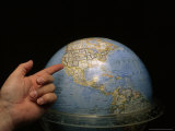 Hand Pointing Photographic Print by Brian Gordon Green