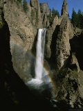 The Yellowstone River Plunges Over the Rocks Creating Tower Falls Photographic Print by Tom Murphy