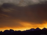 Sunset Over the Minarets and Ritter and Banner Mountains Photographic Print by Gordon Wiltsie