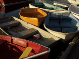 Rockport Harbor with Lobster Fishing Boats and Row Boats Photographic Print by Tim Laman