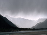 Rain Falls Over a Remote Valley East of Lhasa Photographic Print by Gordon Wiltsie
