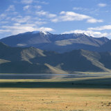 View of the Altai Mountains, Near Bulgan, Mongolia Photographie par David Pluth