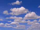Cumulus Clouds Above the Masai Mara National Reserve Photographic Print by John Eastcott & Yva Momatiuk