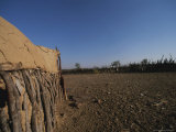 Shelter Made Out of Cow Dung and Sticks by the Himba Tribespeople Photographie par Joy Tessman