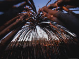 Shelter Made Out of Sticks by the Himba Tribespeople in Namibia Photographic Print by Joy Tessman