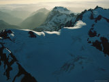 Mount Olympus and Other Snow-Capped Peaks in the Olympic Mountains Photographic Print by Melissa Farlow