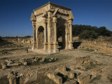 Four-Way Triumphal Arch of L. Septimius Severus, Built 203 A.D Photographie par Bobby Model