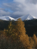Fall Colors and First Snow, Palmer Creek Valley Photographic Print by George Herben Fall Colors and First Snow, Palmer Creek Valley Photographic Print by George Herben