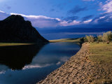Evening Sky over a Waterside Mountain Photographic Print by Jerry Galea