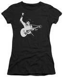 Juniors: Elvis - Black & White Guitarman T-shirts