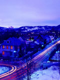 Overhead of City Streets at Dusk Photographic Print by Jan Stromme