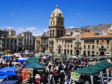 Iglesia De San Francisco in Plaza San Francisco Photographie par Craig Pershouse
