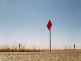 Schoolchildren Warning Sign North of Perth Photographie par Angus Oborn