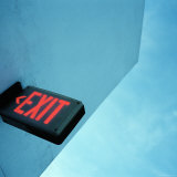 Exit Sign Photographie par Angus Oborn