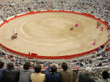 Bullfight at Placa De Braus Monumental Photographie par Dennis Johnson