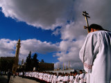 Christmas Service in Manger Square Photographic Print by Hanan Isachar