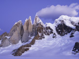 Alpenglow on Cerro Torre, from Circo De Los Altars Photographie par Grant Dixon