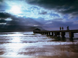 Hanalei Bay Pier Photographic Print by Linda Ching
