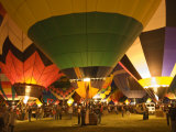 Balloon Glow Show at the Albuquerque International Balloon Fiesta Photographic Print by Witold Skrypczak