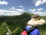Looking over Great Wall of China Photographic Print by Brian Cruickshank