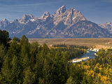 Grand Teton Range from Snake River Overlook Photographic Print by Emily Riddell