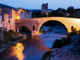Medieval Village of Lagrasse at Dusk Photographie par Glenn Beanland