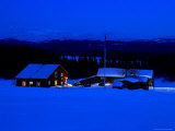 Nightfall at Gjefsjon a Remote Farm Photographic Print by Johnny Haglund Nightfall at Gjefsjon a Remote Farm Photographic Print by Johnny Haglund