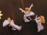 Overhead of Dancers During Shopping Festival Celebrations at Burjuman Mall Photographic Print by Terry Carter