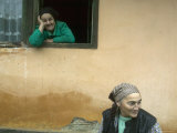 Women from a Small Village, Transylvania Photographic Print by Gavin Quirke