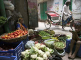 Vegetable Market in Old City Photographic Print by Gavin Quirke