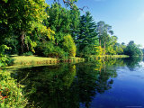 Autumn Reflections on Pond at Lednice/ Valtice Parkland Complex, Lednice Photographie par Richard Nebesky