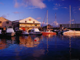 Waterside Buildings and Boats on the Careenage Photographie par Richard I'Anson