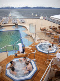 Cruise Tourists in Spa Photographic Print by Peter Ptschelinzew